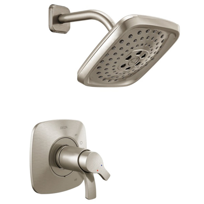 Tesla Shower Trim W/Multi-Function Showerhead In Stainless