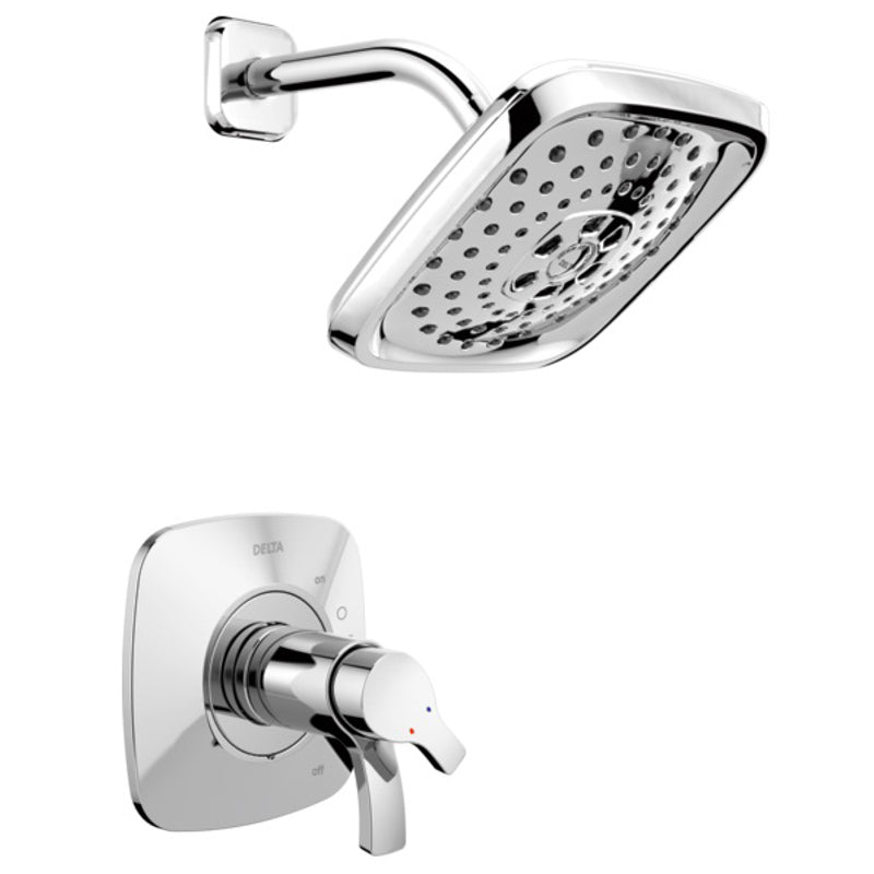 Tesla Shower Trim W/Multi-Function Showerhead In Chrome