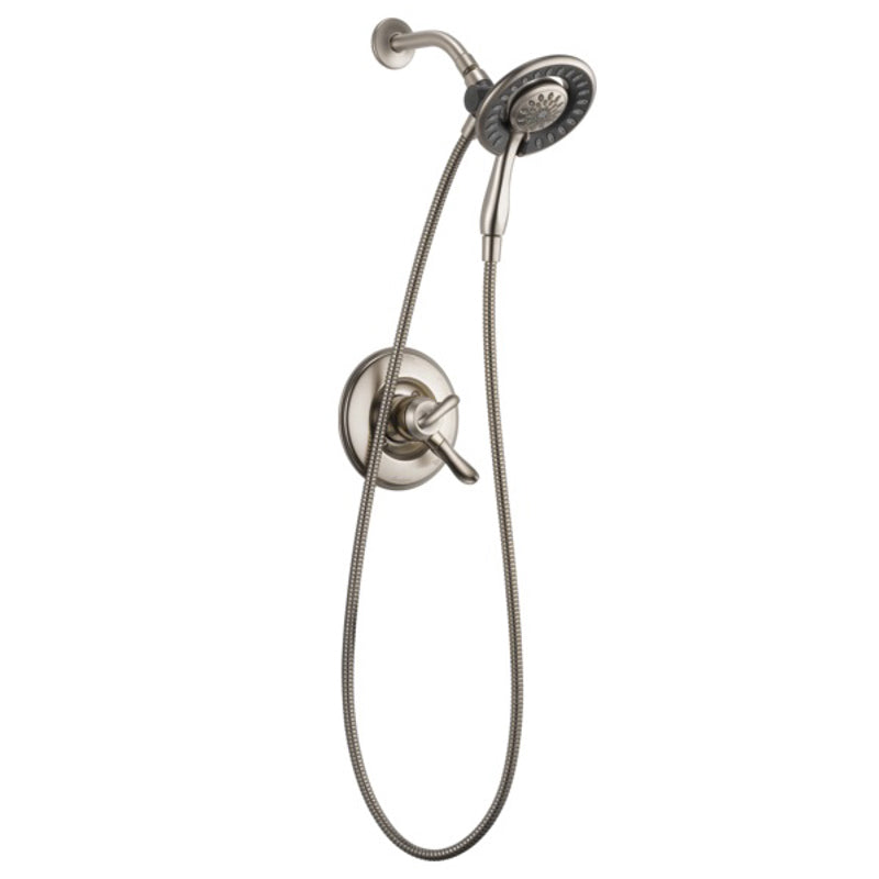 Linden Shower Trim W/Multi-Function Showerhead Combo In Stainless