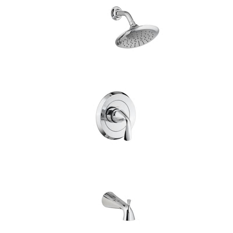 Fluent Tub/Shower Trim Kit In Polished Chrome