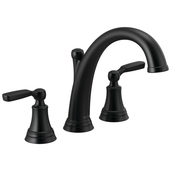 Woodhurst Roman Tub Trim Only in Matte Black