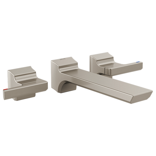 Pivotal Wall Mount Lav Faucet Trim In Lumicoat Stainless