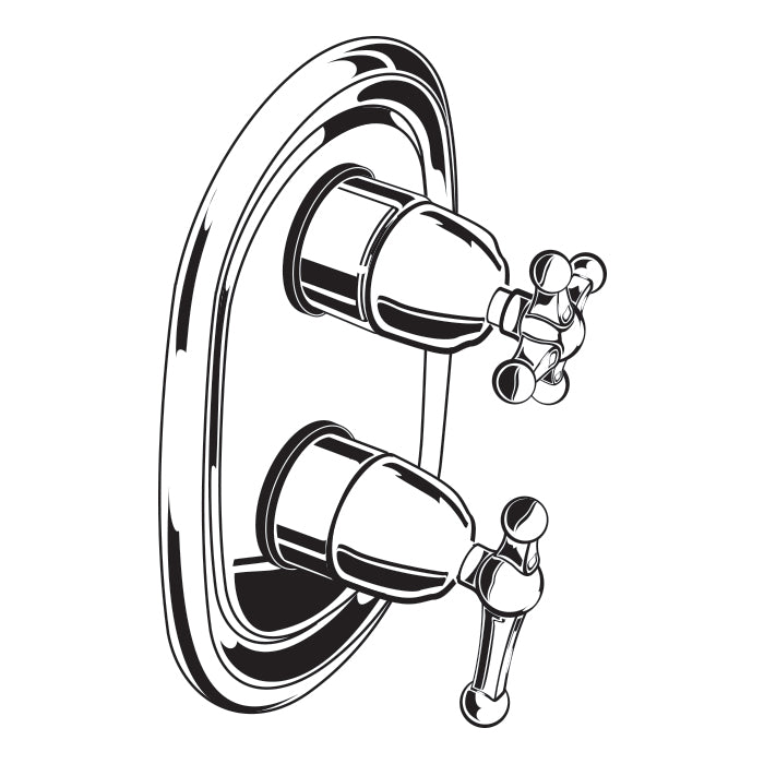 Enfield Bath/Shower Trim Kit In Satin Nickel