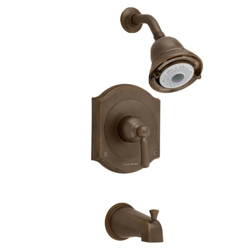 Portsmouth Tub/Shower Trim In Blackened Bronze