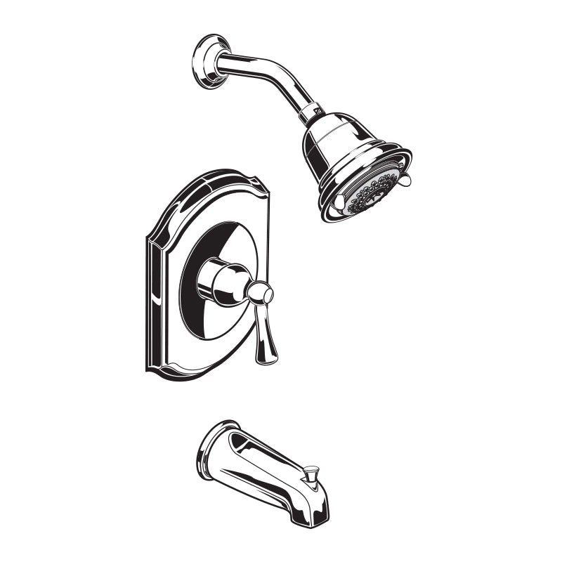 Portsmouth Shower Trim W/Multi-Function Showerhead In Blackened Bronze