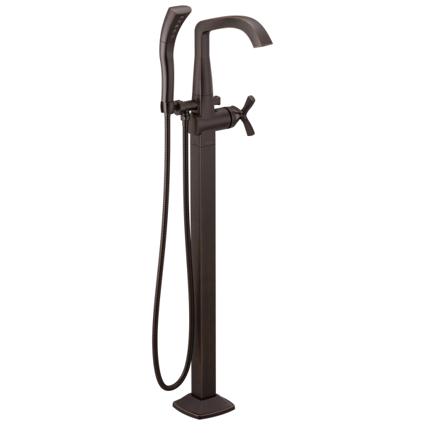 Stryke Tub Filler W/Handshower Trim In Ven Bronze