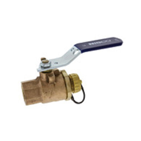 BALL VALVE 1/2 BRNZ 600 PSI T585-70-HC W/CAP & CHAIN 3/4GH