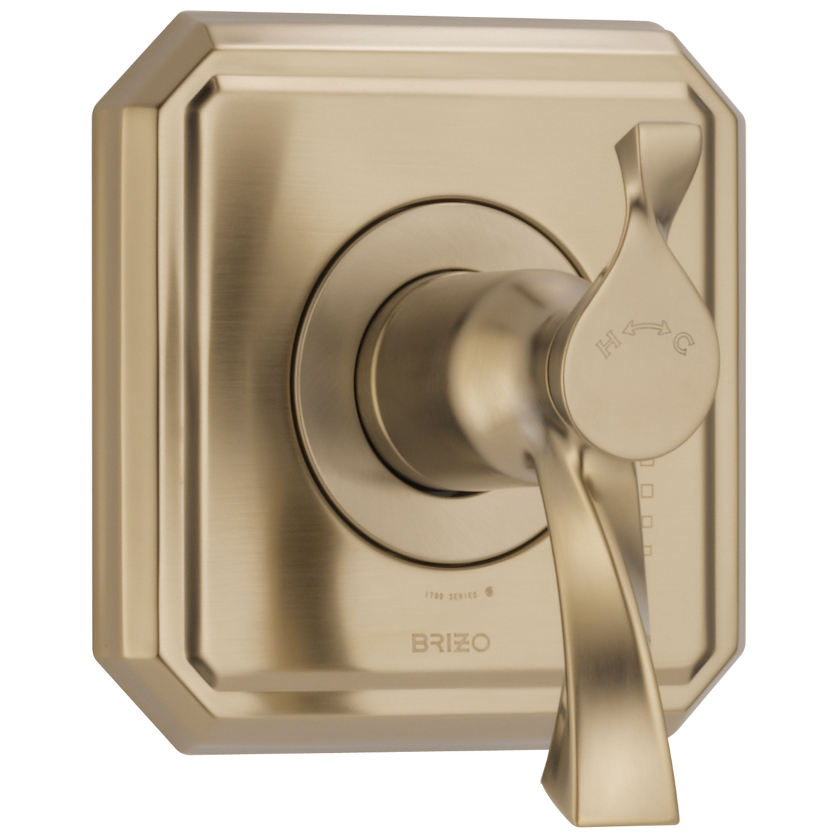 Virage Tempassure Thermostatic Valve Trim Only in Luxe Gold