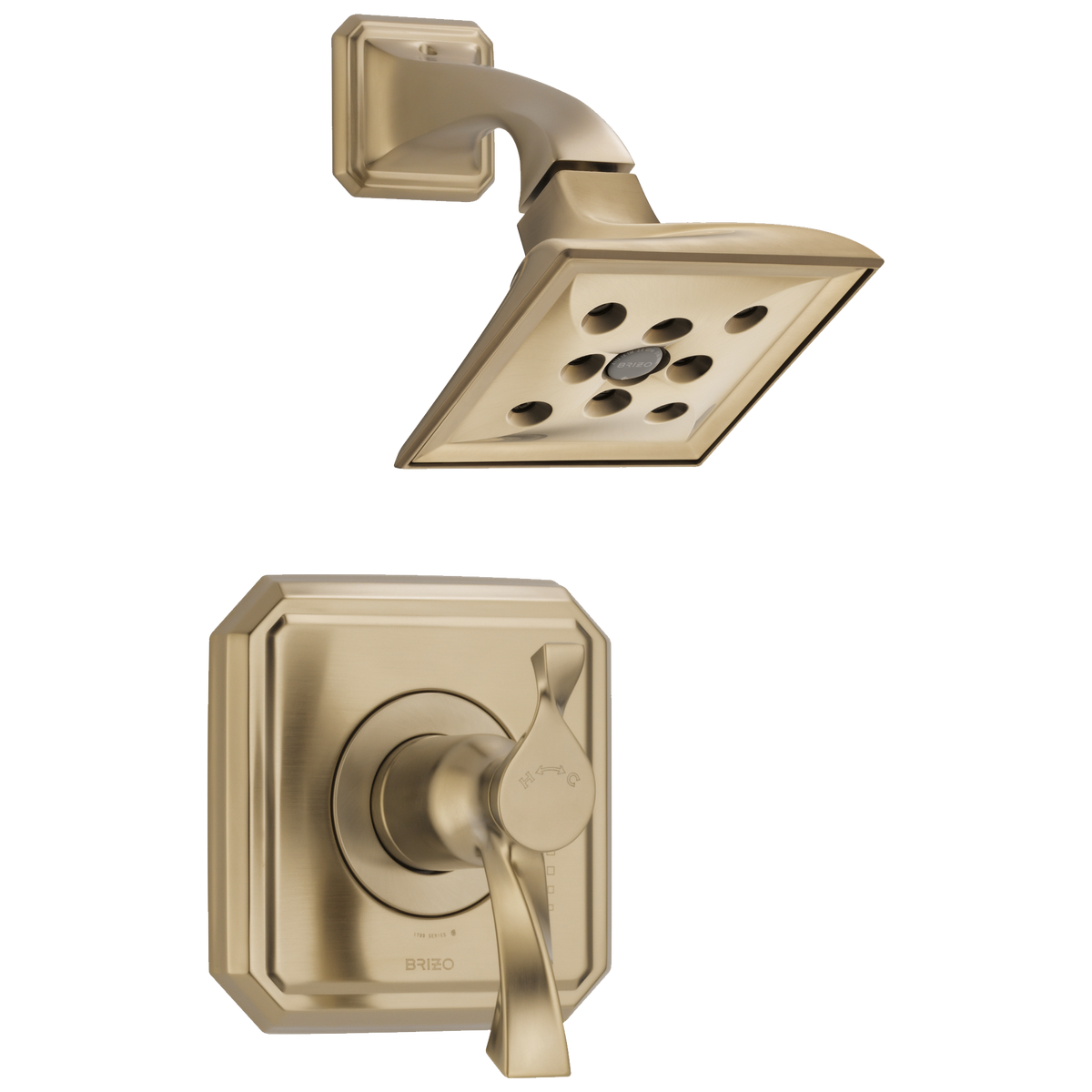 Virage Tempassure Thermostatic Shower Only Trim in Luxe Gold