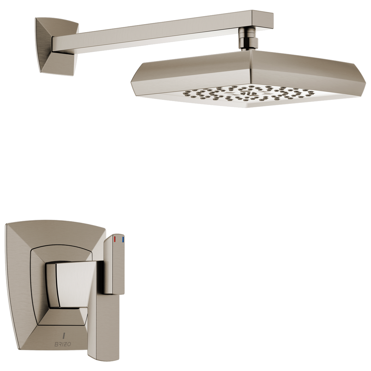 Vettis Tempassure Thermostatic Shower Only Trim in Luxe Nickel
