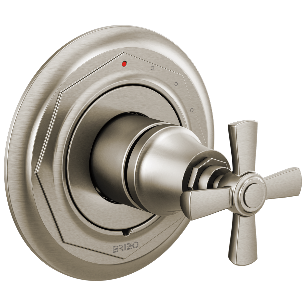 Brizo Rook Pressure Balance Trim In Luxe Nickel