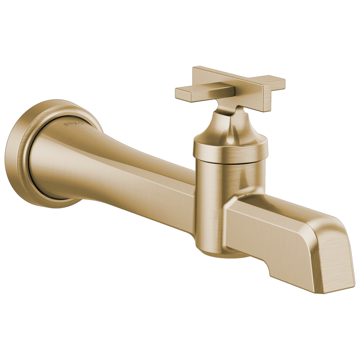 Levoir Single Handle Wall Mount Lav Faucet in Luxe Gold
