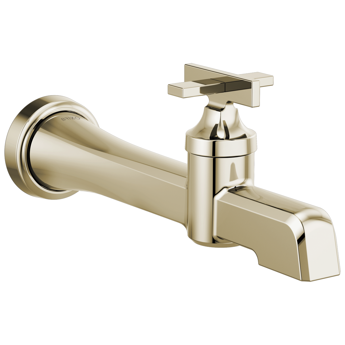 Levoir Single Handle Wall Mount Lav Faucet in Polished Nickel