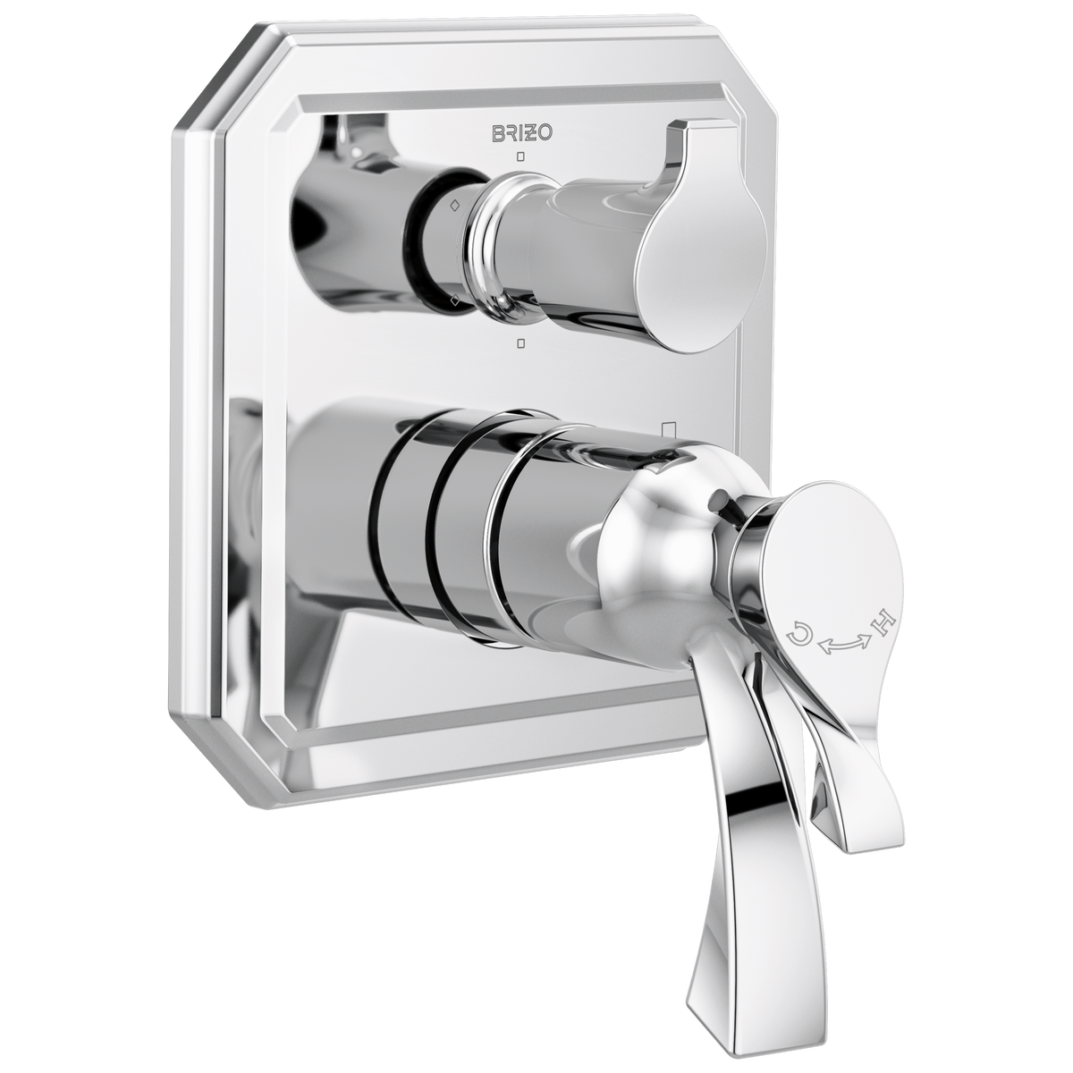 Brizo Virage Therm Diverter Trim In Chrome
