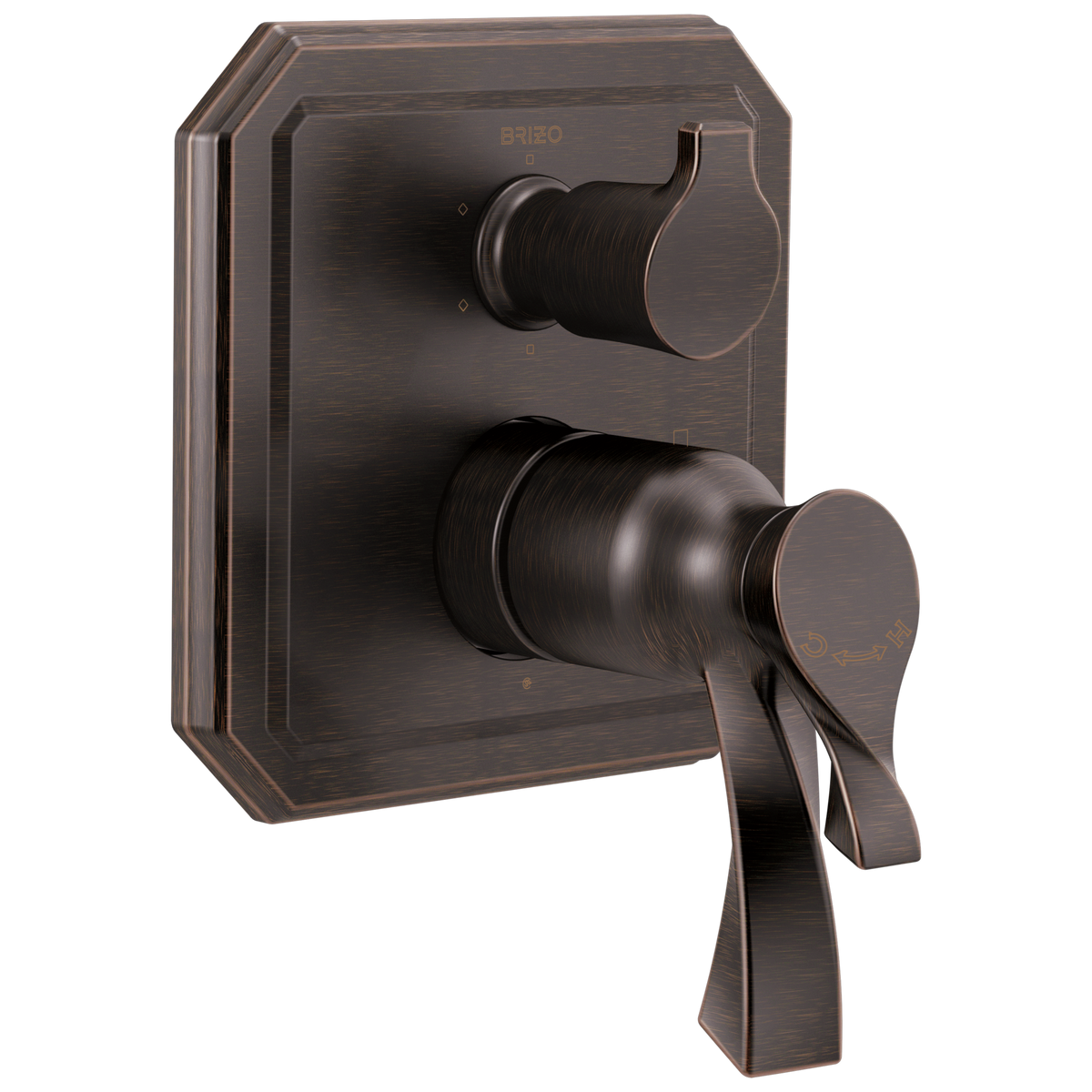 Brizo Virage Therm Diverter Trim In Venetian Brnze