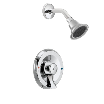 Commercial Posi-Temp 1-Handle Pressure Balancing Shower Trim Only Chrome