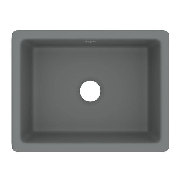 Shaws Classic 23-7/16x18-1/8x10-1/32" Kitchen Sink in Grey