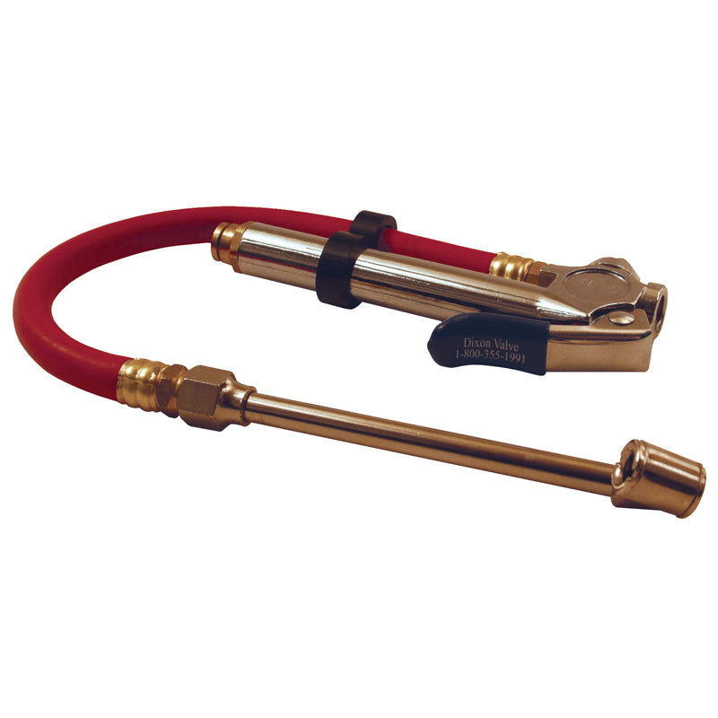 TIRE GAUGE 120 MAX PSI D101 HD - 12 HOSE W/DUAL FOOT CHUCK