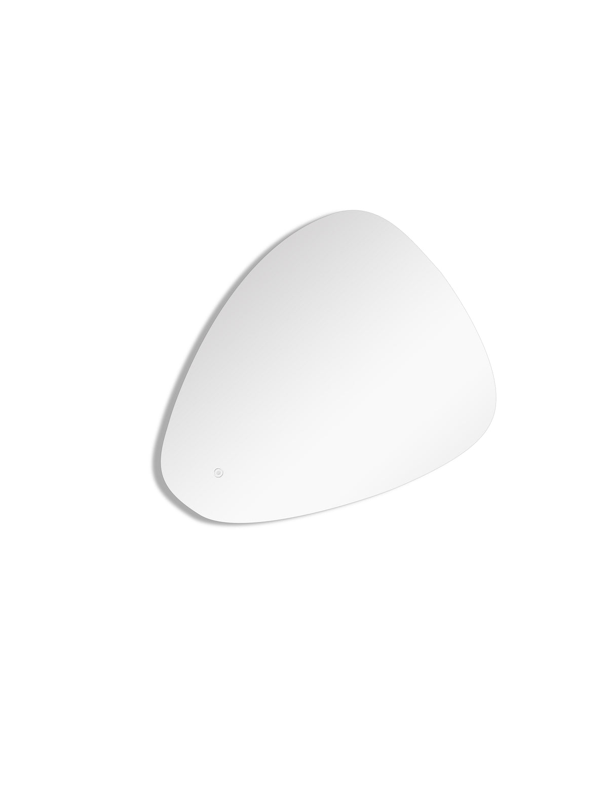 LED-Backlit Contemporary Mirror 31.38x31.97" w/Touch Sensor