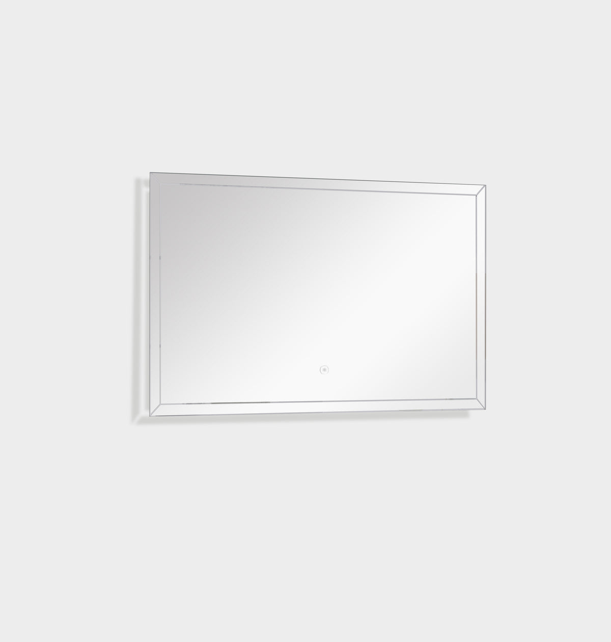 LED-Backlit Contemporary Mirror 35.43x21.65" w/Touch Sensor