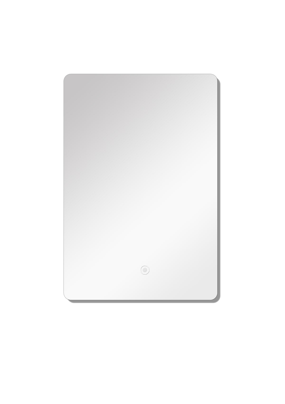 LED-Backlit Contemporary Mirror 26.31x31.50" w/Touch Sensor