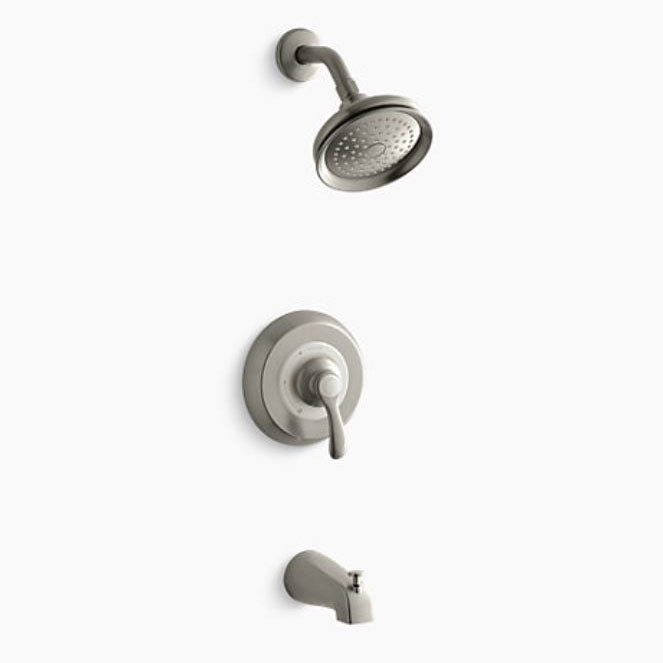 Fairfax Rite-Temp Tub/Shower Trim In Brushd Nickel