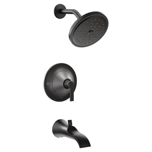 Doux Posi-Temp Tub/Shower Trim In Matte Black