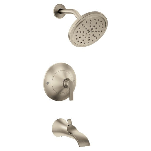 Doux Posi-Temp Tub/Shower Trim In Brushed Nickel