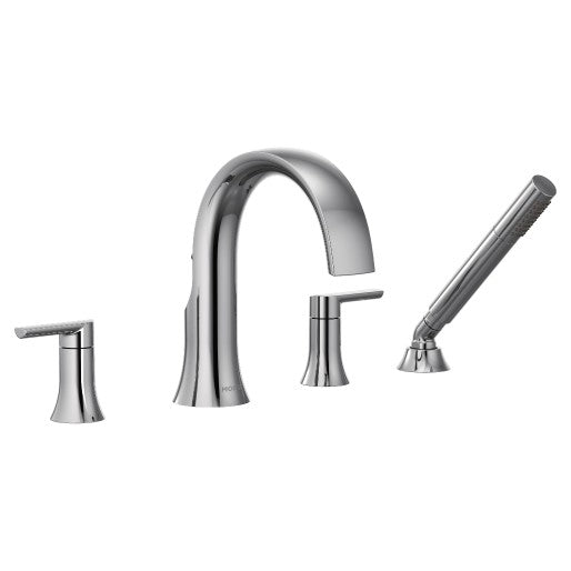 Doux Roman Tub Faucet Trim In Chrome