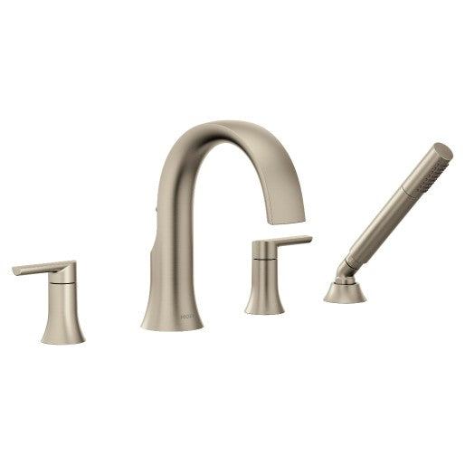 Doux Roman Tub Faucet Trim In Brushed Nickel