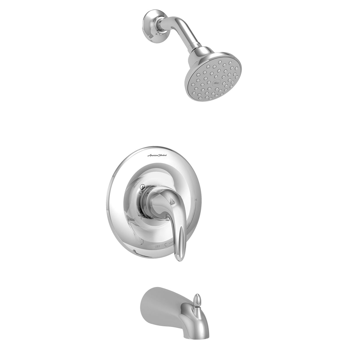 Reliant 3 Tub/Shower Kit In Polished Chrome