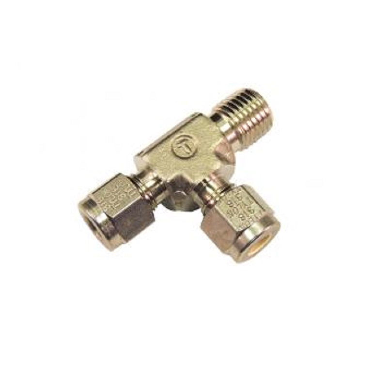 TEE 3/8X1/4 STAINLESS STEEL TXMXT TYLOK SS-6-DTMT-4 - MALE RUN TEE