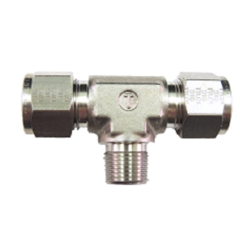 TEE 3/8X1/4 STAINLESS STEEL TXTXM TYLOK SS-6-DTTM-4 - MALE BRNCH TEE