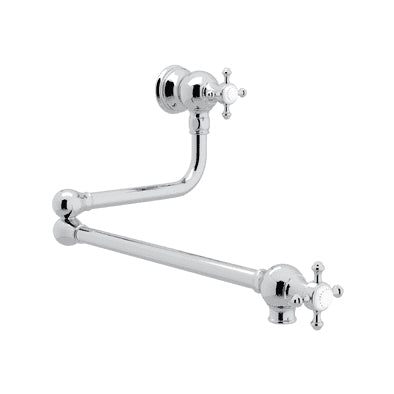 Perrin & Rowe Pot Filler w/Cross Handles in Chrome