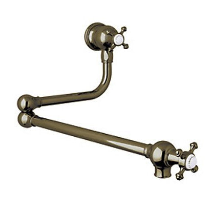 Perrin & Rowe Pot Filler w/Cross Handles in English Bronze