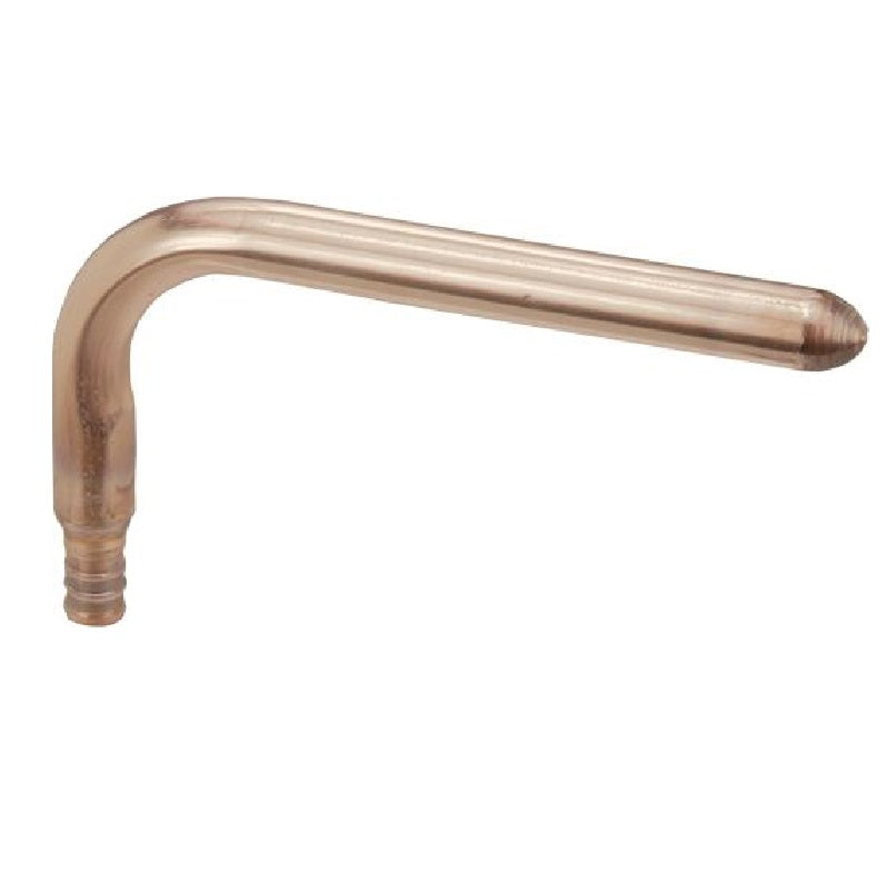 ELBOW 3/8X1/2 COPPER CRIMP X FTG 44208 STUB OUT 3-1/2X8" LONG