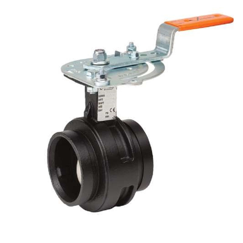 Butterfly Valve 5" Ductile Iron with E Seat & 10 Position Lever  Max Pressure 300 PSI