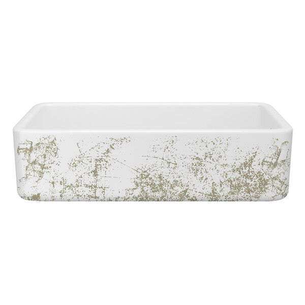Shaws Original 36x18x10" Kitchen Sink in Gold Metallic