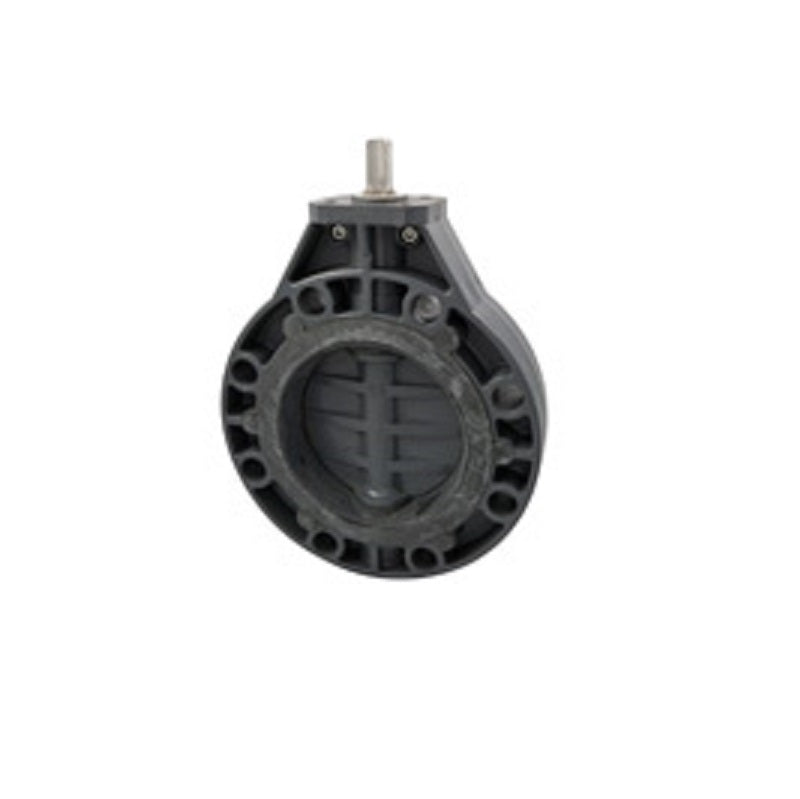 Butterfly Valve 3" CPVC Schedule 80 Model B No Operator FKM Seat  Max Pressure 150 PSI