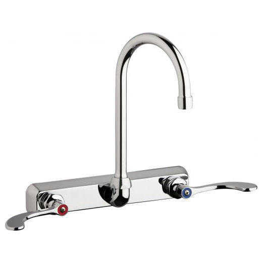 W8W Series Kitchen Faucet w/8" Centers 1.5 gpm Wall Mount in Chrome