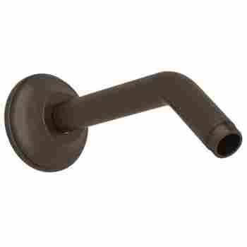 Shower 7-7/16" Wall Mount Shower Arm & Flange in Tuscan Brass