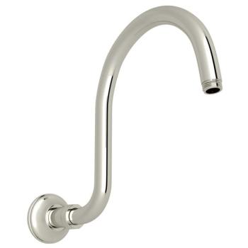 Shower Collection Wall Mount Shower Arm & Flange In Polished Nickel