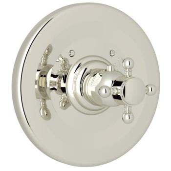 Country Bath Thermo Trim Plate In Polished Nickel