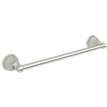 Palladian 18" Single Towel Bar in Polished Nickel