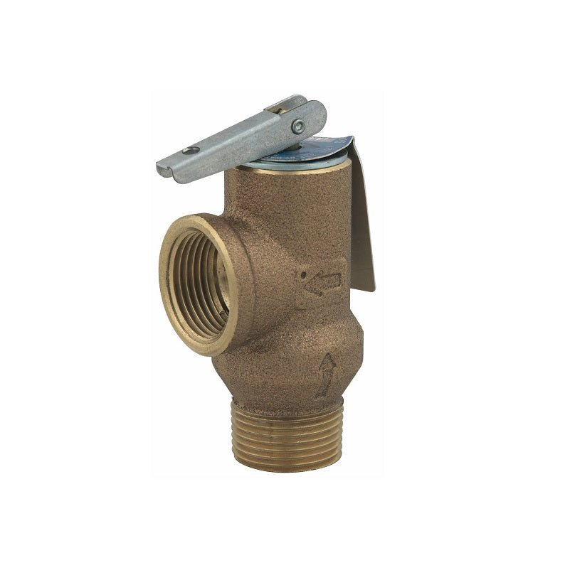 Relief Valve 3/4" Bronze Pressure with Test Lever Poppet Type Max Pressure 150 PSI