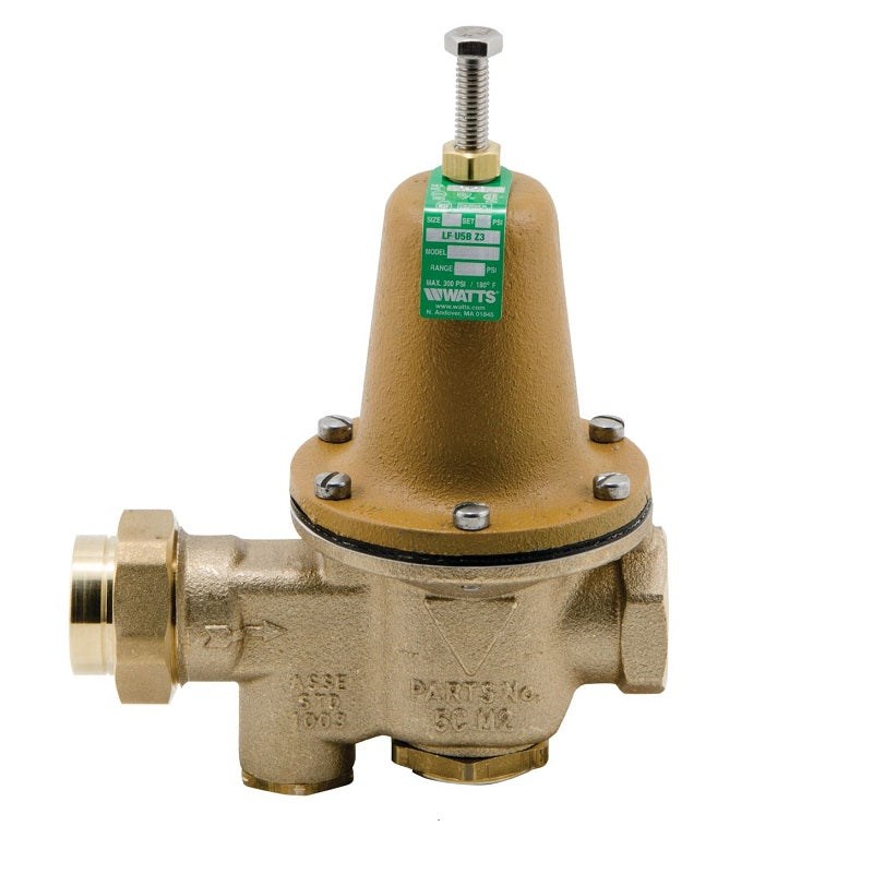 PRESSURE VALVE 1-1/4 BRONZE 0009180 - 1-1/4 LFU5B-Z3 - LEAD FREE Max Pressure 300 PSI