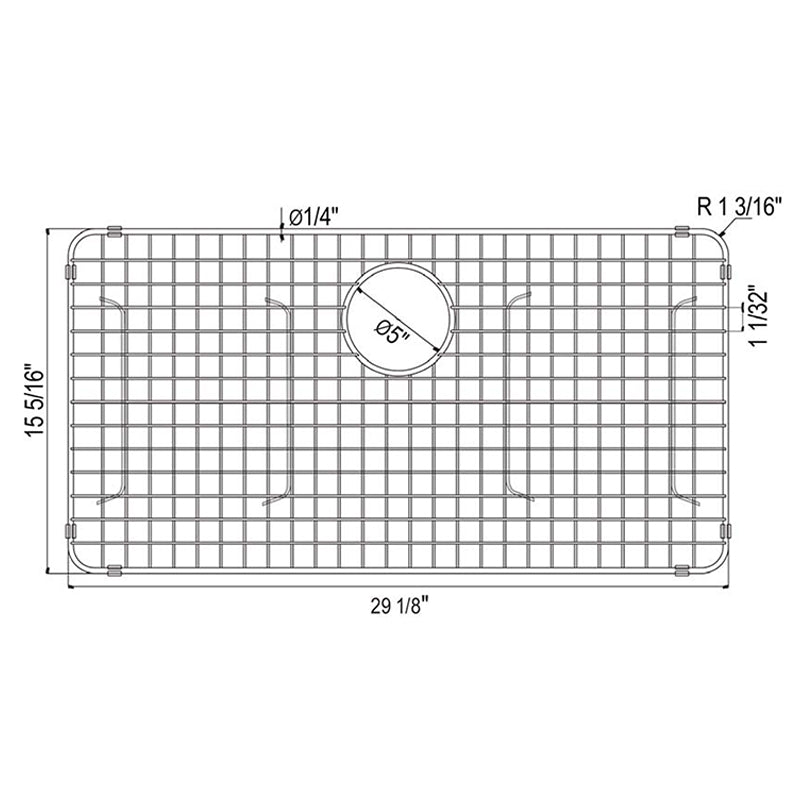 SINK GRID WSGRSS3016SS F/RSS3016 KITCHEN SINK