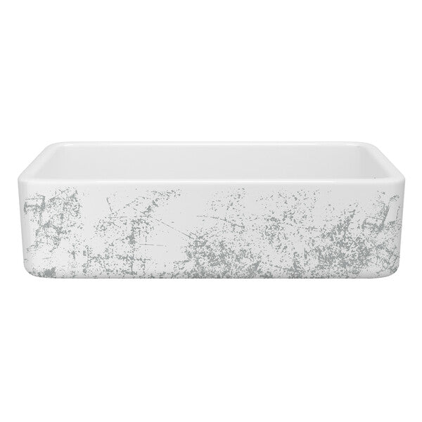 Shaws Original 36x18x10" Kitchen Sink in Silver Metallic