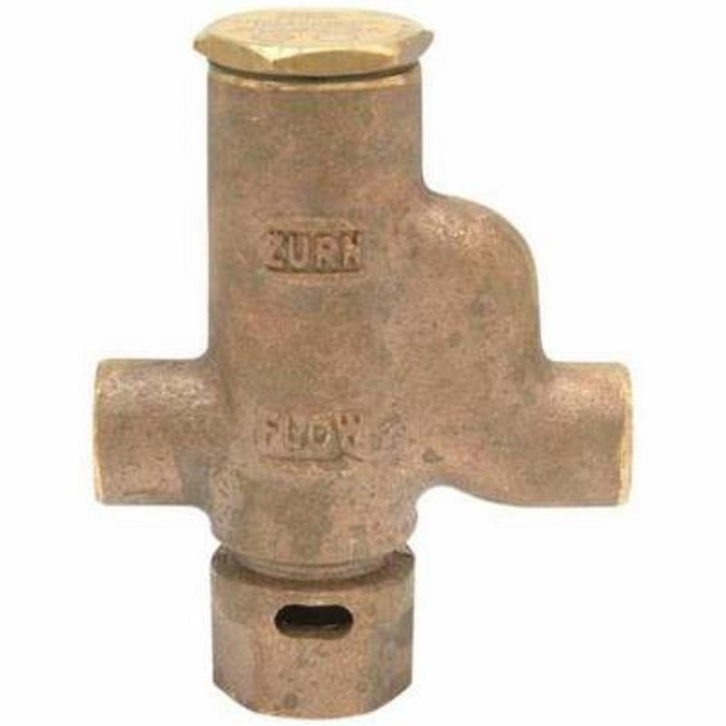 Trap Primer 1/2 Bronze Body CXC Sani-Gard Auto