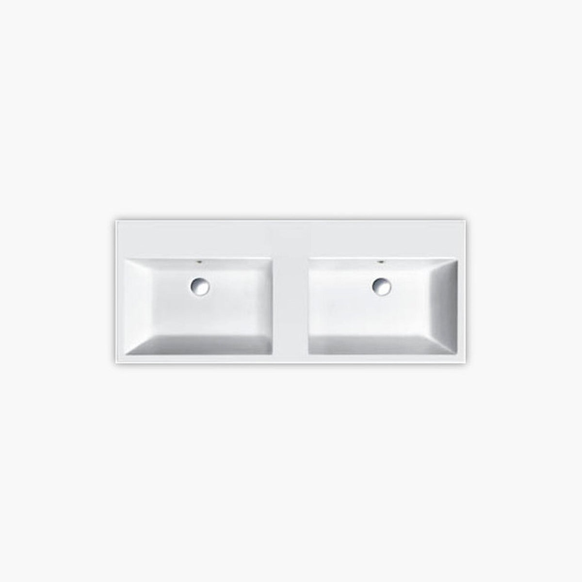 WASHBASIN 1HL WHT DBL BWL 1125ZE00 ZERO 125